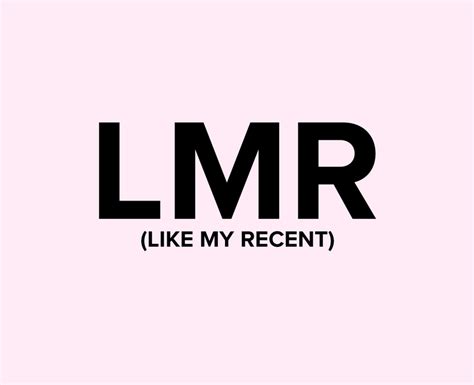 lmr slang